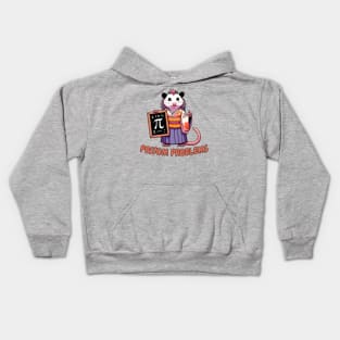 Pi day possum Kids Hoodie